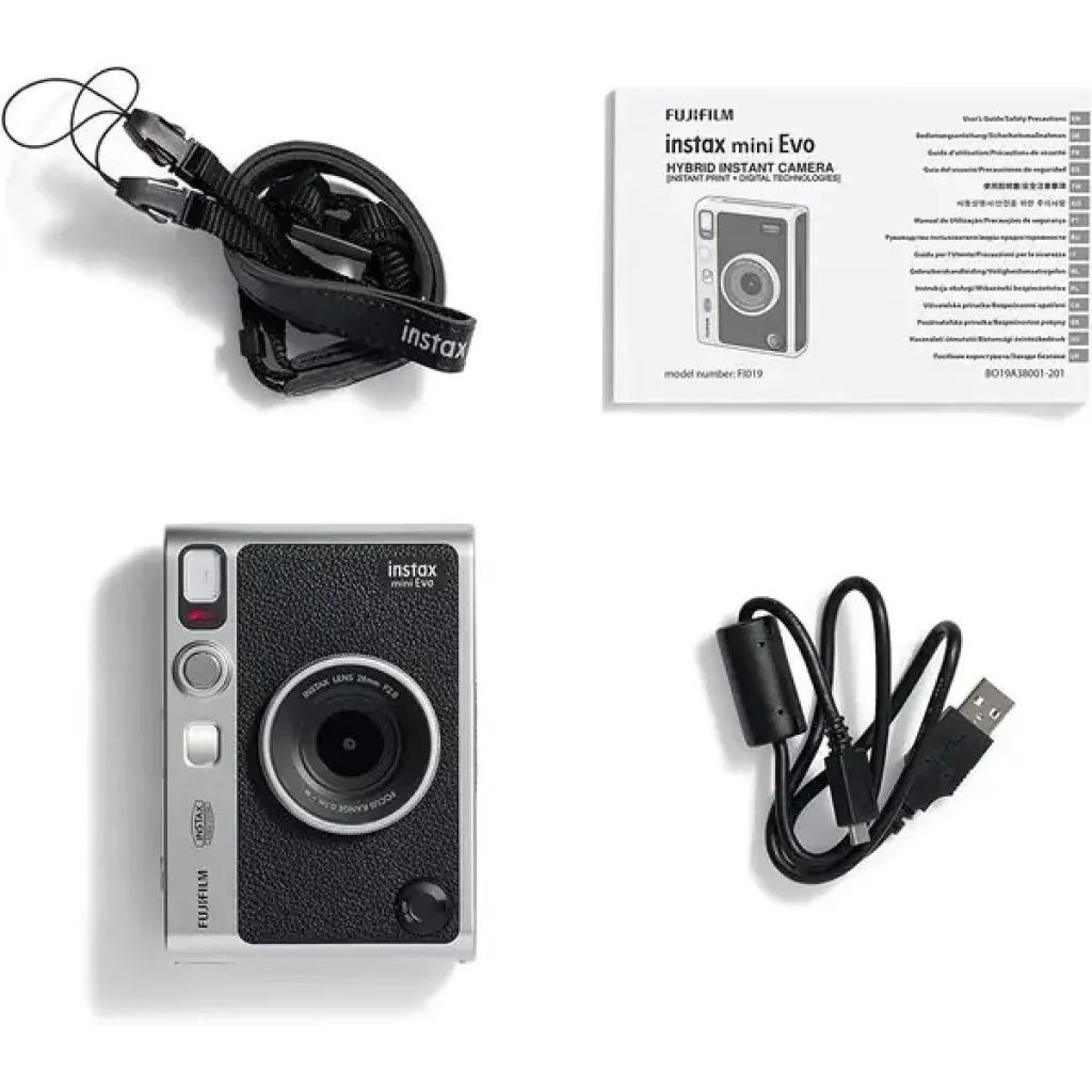 Камера моментального друку Fuji Instax Mini EVO BLACK (TYPE C) UA