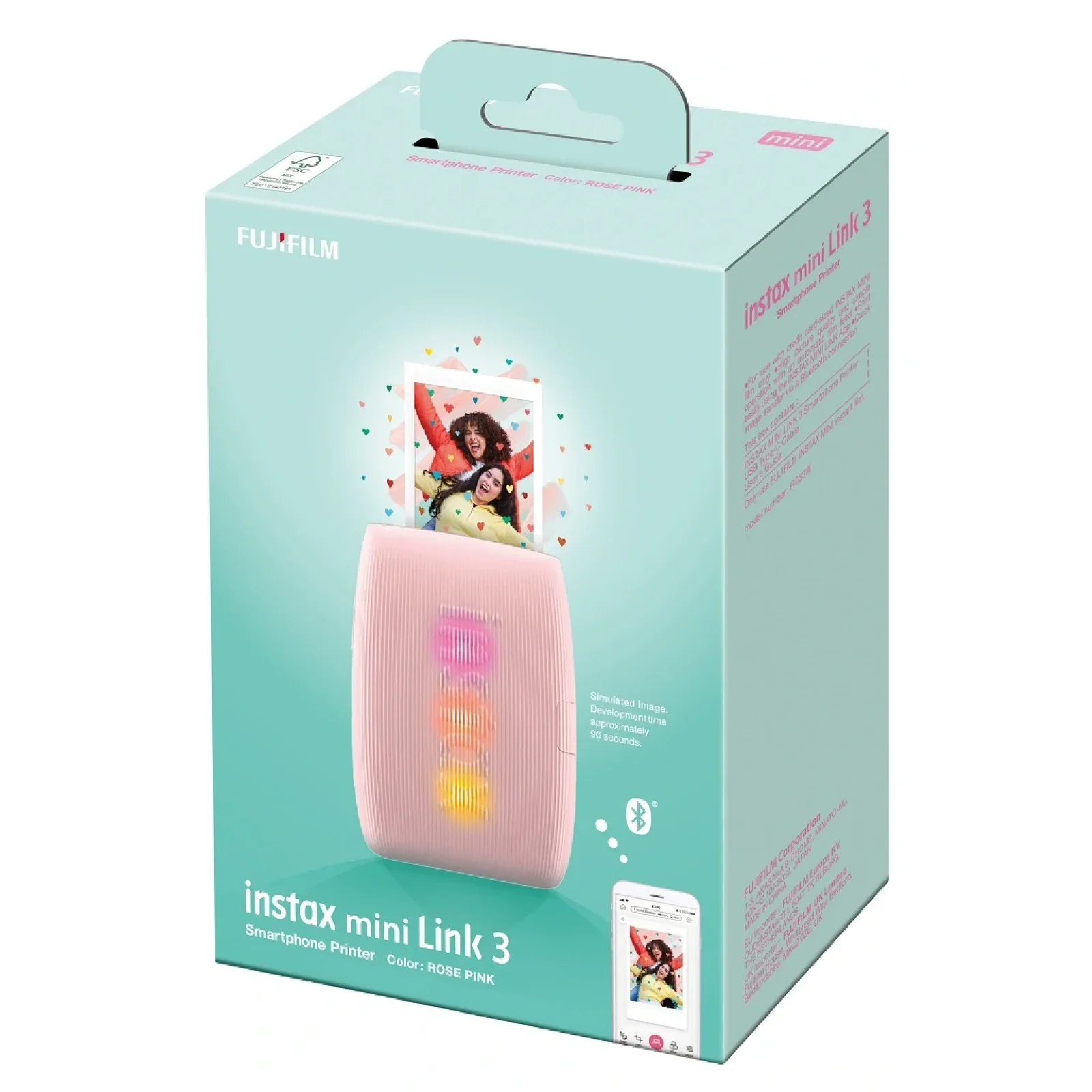 Мобильный фотопринтер Fujifilm Instax MINI LINK3 R PINK EX D UA