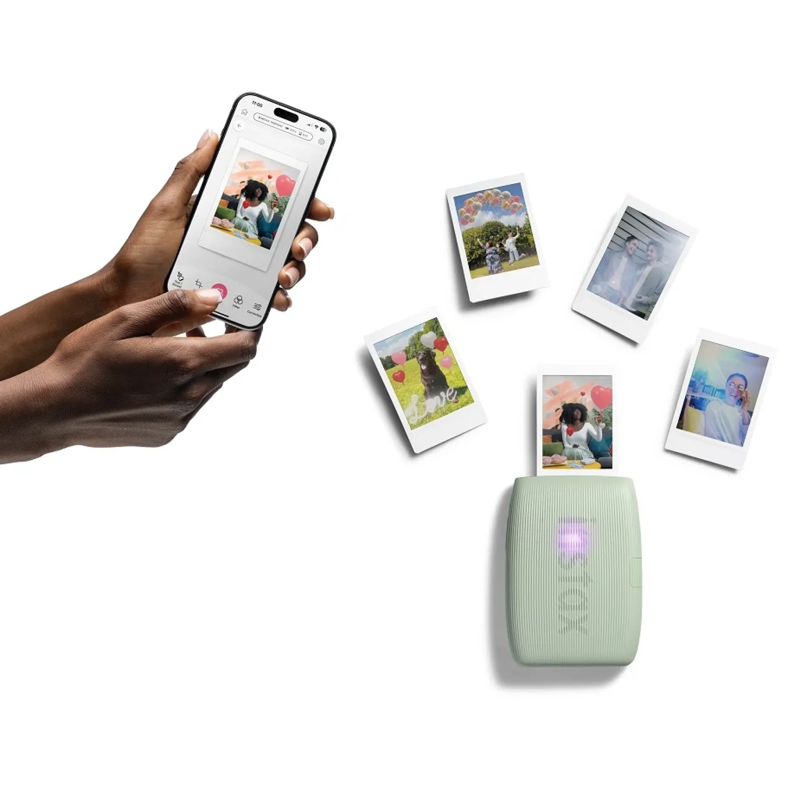 Мобильный фотопринтер Fujifilm Instax MINI LINK3 S GREEN EX D UA