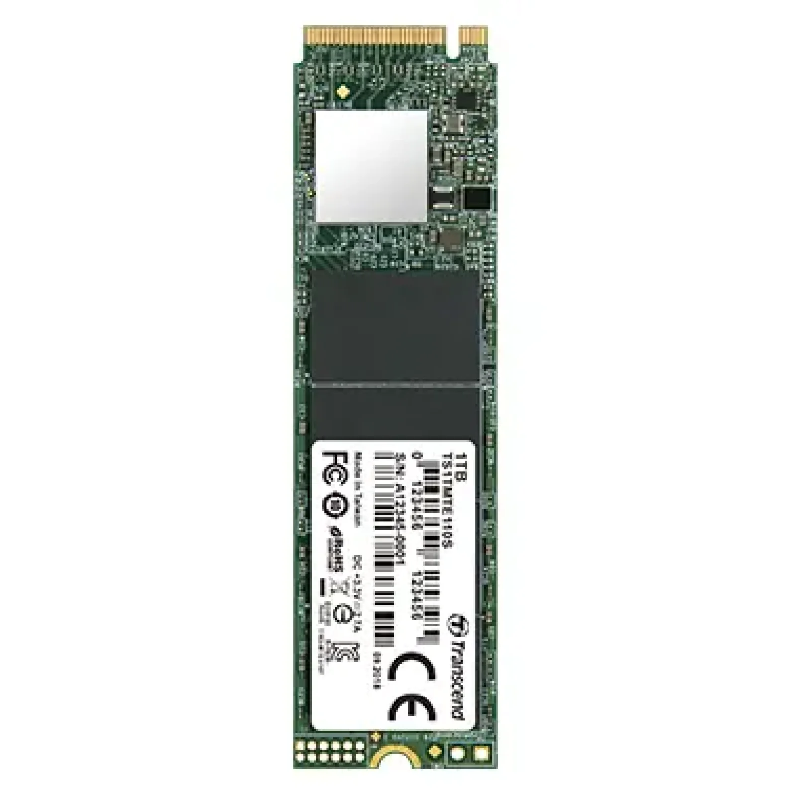 SSD накопитель TRANSCEND MTE110S 1TB PCIe 3.0 x4 M.2 3D TLC (TS1TMTE110S) UA