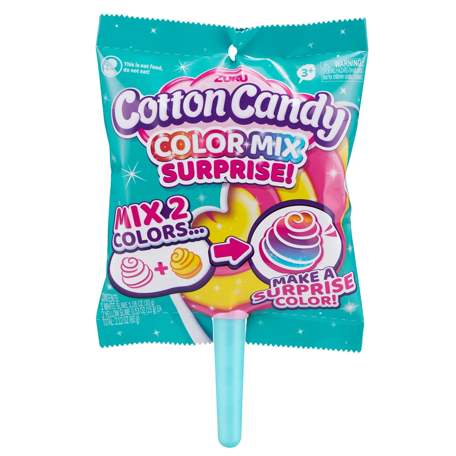 Слайм Zuru Oosh Сладкая вата Колормикс-сюрпр 4 вида (в диспл12) UA