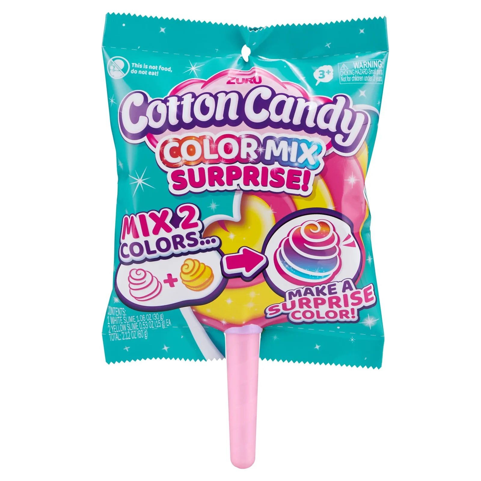 Слайм Zuru Oosh Сладкая вата Колормикс-сюрпр 4 вида (в диспл12) UA