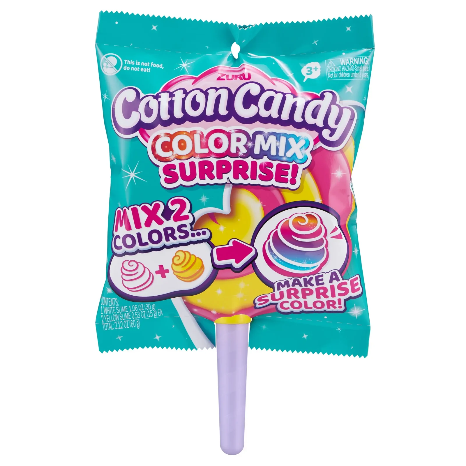 Слайм Zuru Oosh Сладкая вата Колормикс-сюрпр 4 вида (в диспл12) UA