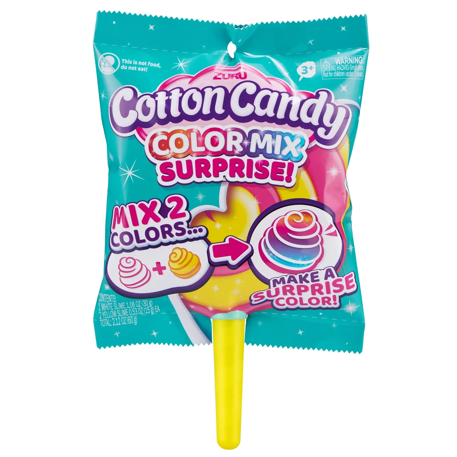 Слайм Zuru Oosh Сладкая вата Колормикс-сюрпр 4 вида (в диспл12) UA