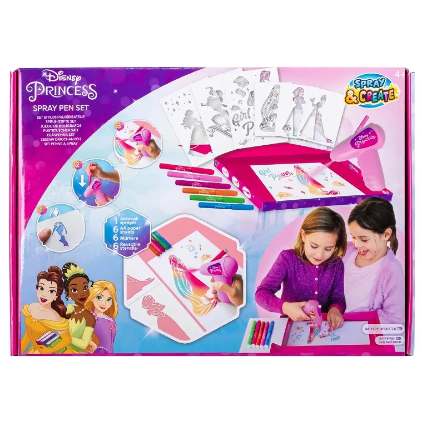 Набір Disney Princess Спрей-ручки з розпилювачем на батарейках (DP23369) UA