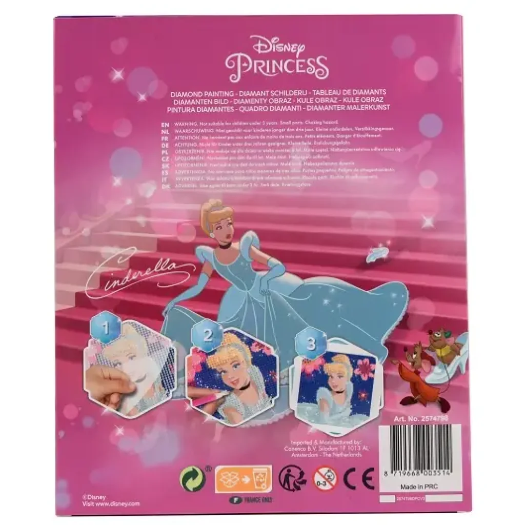 Набір Disney Princess Мозаїка алмазна в асортименті (DP22324V1) UA