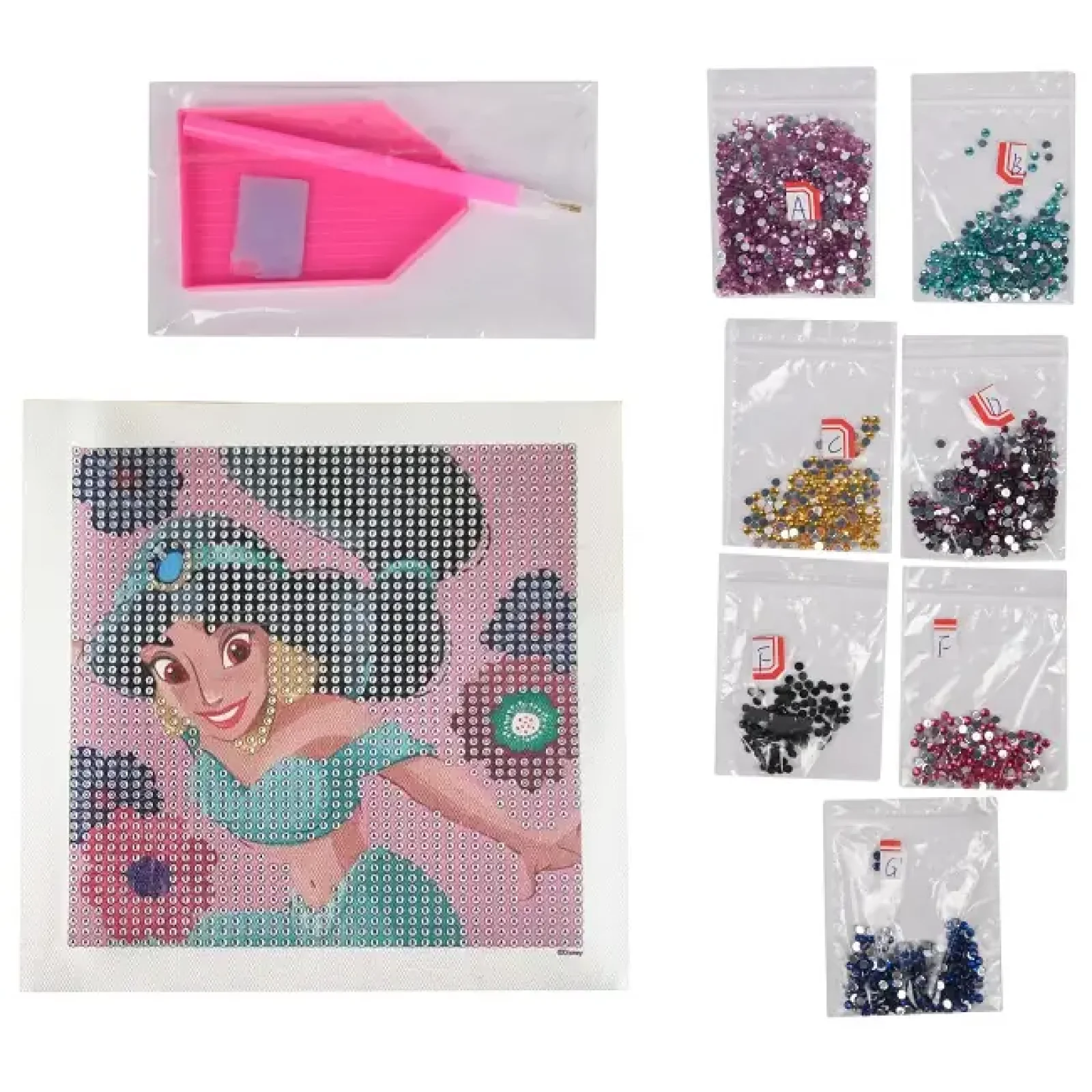 Набір Disney Princess Мозаїка алмазна в асортименті (DP22324V1) UA