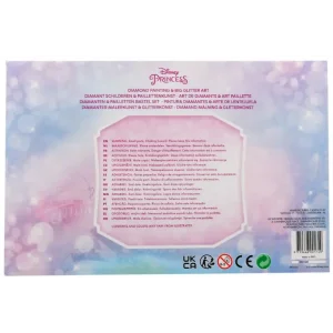Набор Disney Princess Мозаика 2 в 1 алмазная и с пайетками (DP21326) UA