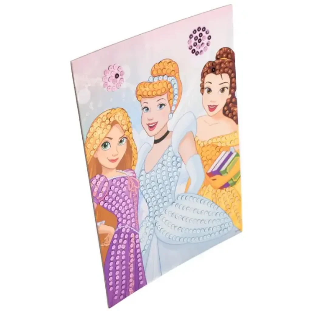 Набор Disney Princess Мозаика 2 в 1 алмазная и с пайетками (DP21326) UA