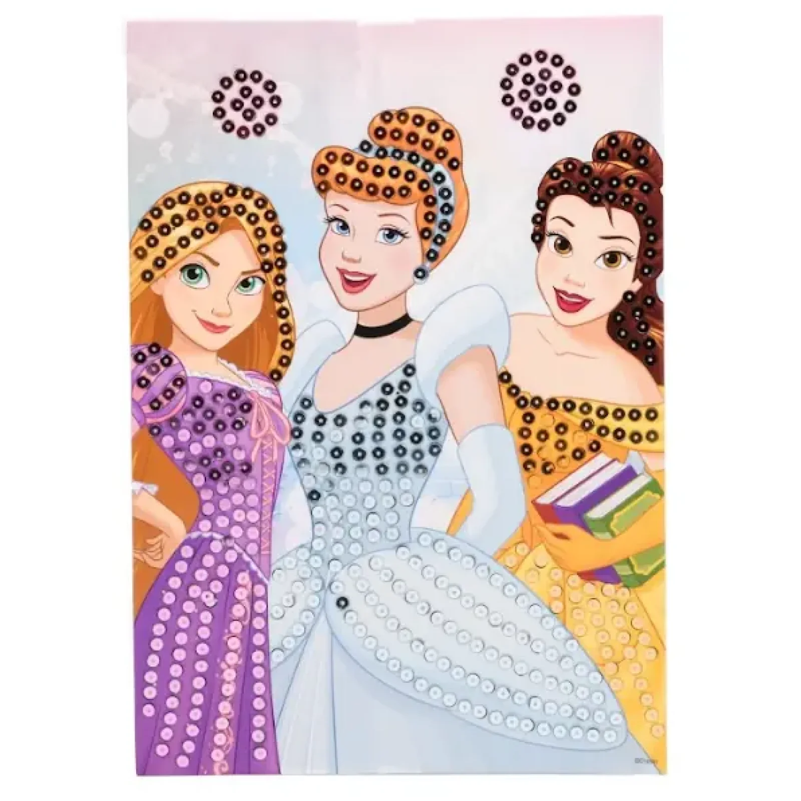 Набор Disney Princess Мозаика 2 в 1 алмазная и с пайетками (DP21326) UA