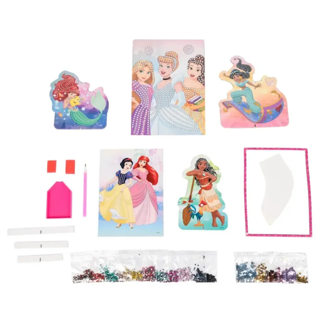 Набор Disney Princess Мозаика 2 в 1 алмазная и с пайетками (DP21326) UA
