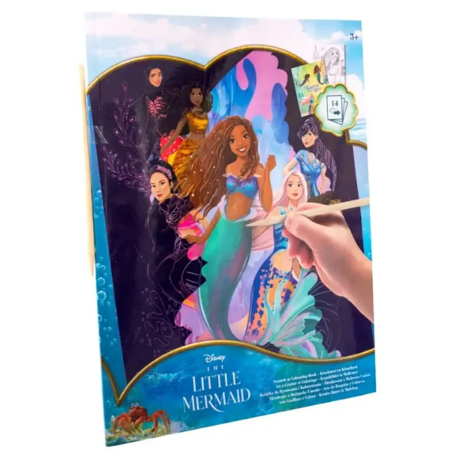 Набір Disney LITTLE MERMAID Гравюра з розмальовкою (TLM23350) UA