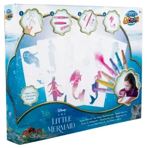 Набір Disney LITTLE MERMAID Спрей-ручки з трафаретами (TLM23364) UA