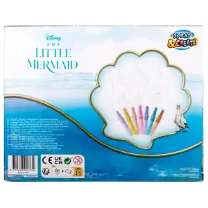 Набір Disney LITTLE MERMAID Спрей-ручки з трафаретами (TLM23364) UA