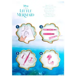 Набір Disney LITTLE MERMAID Спрей-ручки з трафаретами (TLM23364) UA