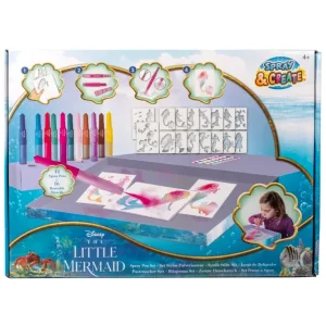 Набір Disney LITTLE MERMAID Спрей-ручки з трафаретами Делюкс (TLM23368) UA