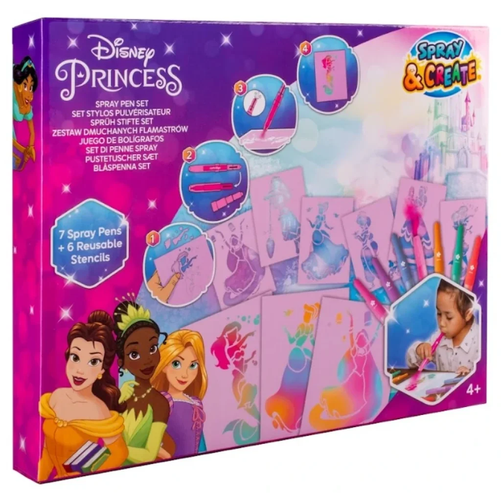 Набір Disney Princess Спрей-ручки з трафаретами (DP22364) UA