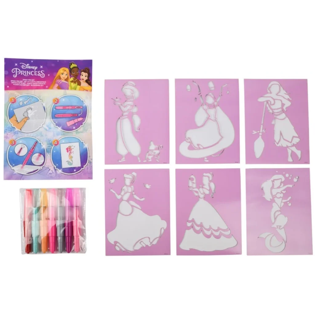 Набір Disney Princess Спрей-ручки з трафаретами (DP22364) UA