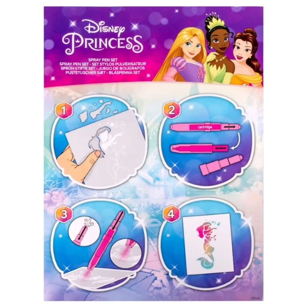 Набір Disney Princess Спрей-ручки з трафаретами (DP22364) UA