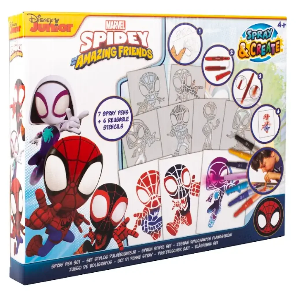 Набір Disney Spidey Спрей-ручки з трафаретами (SP22364) UA