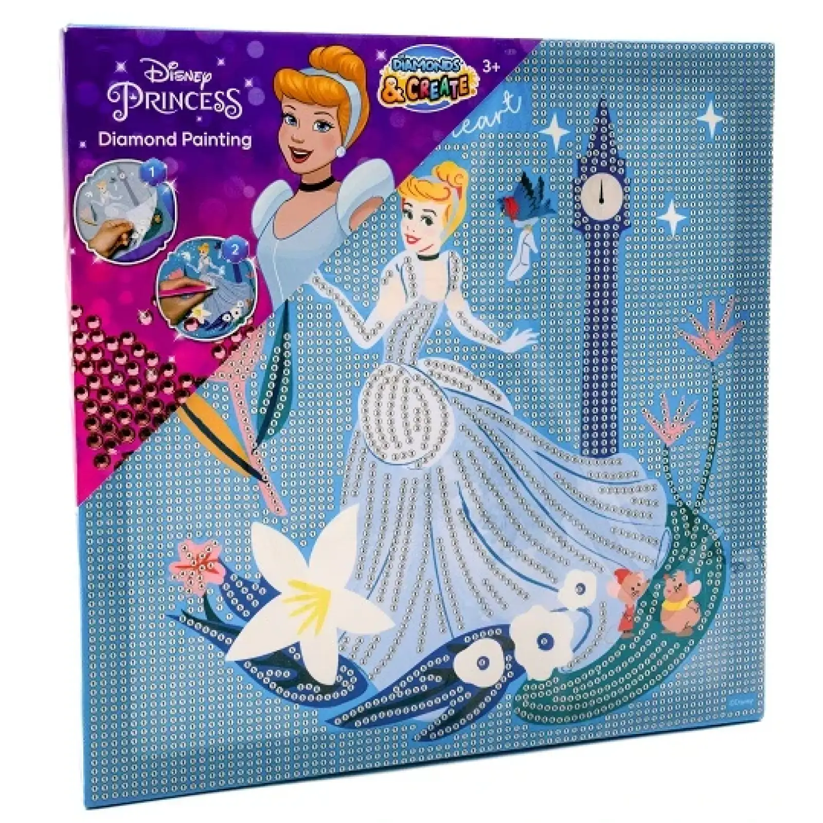 Набор Disney Princess Мозаика алмазная Золушка (DPC23323) UA