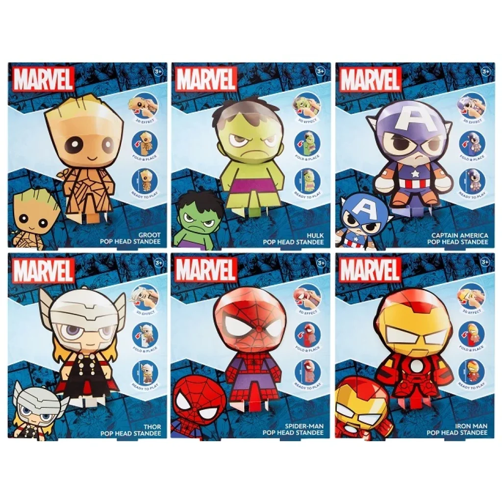 Набір для творчості Disney Marvel POP HEAD 20 см, в асортименті UA