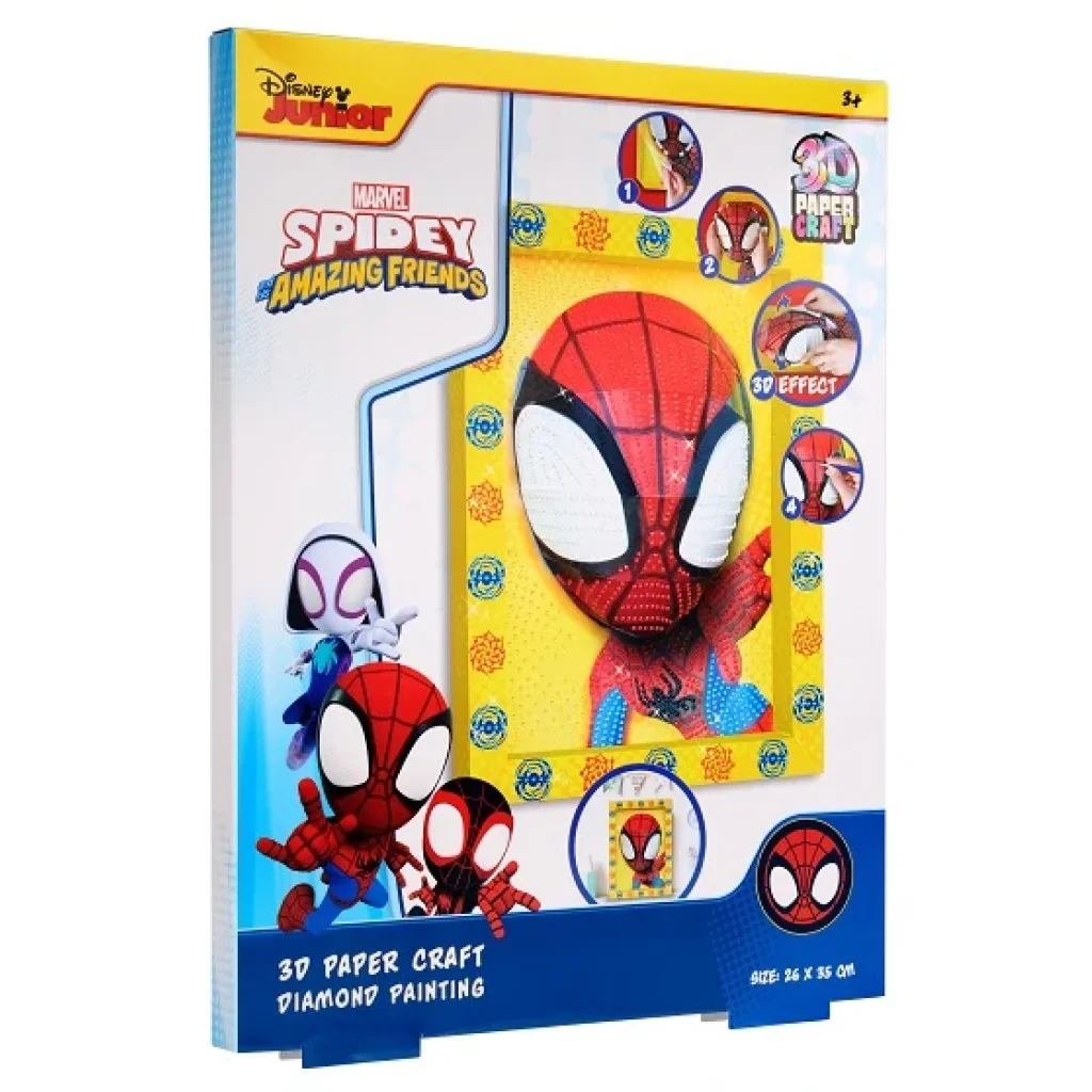Набір Disney Мозаїка алмазна 3D у рамці Spidey UA