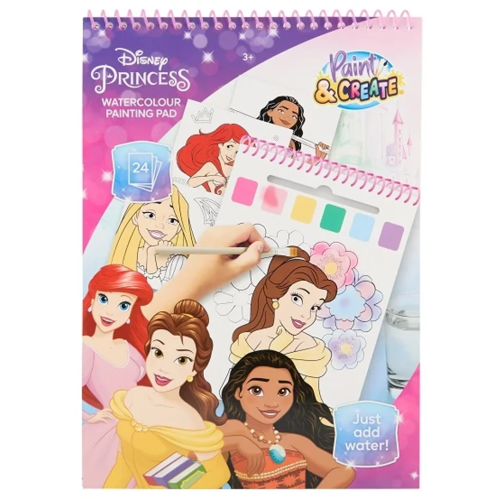 Водна розмальовка Disney 24 аркуші Princess UA
