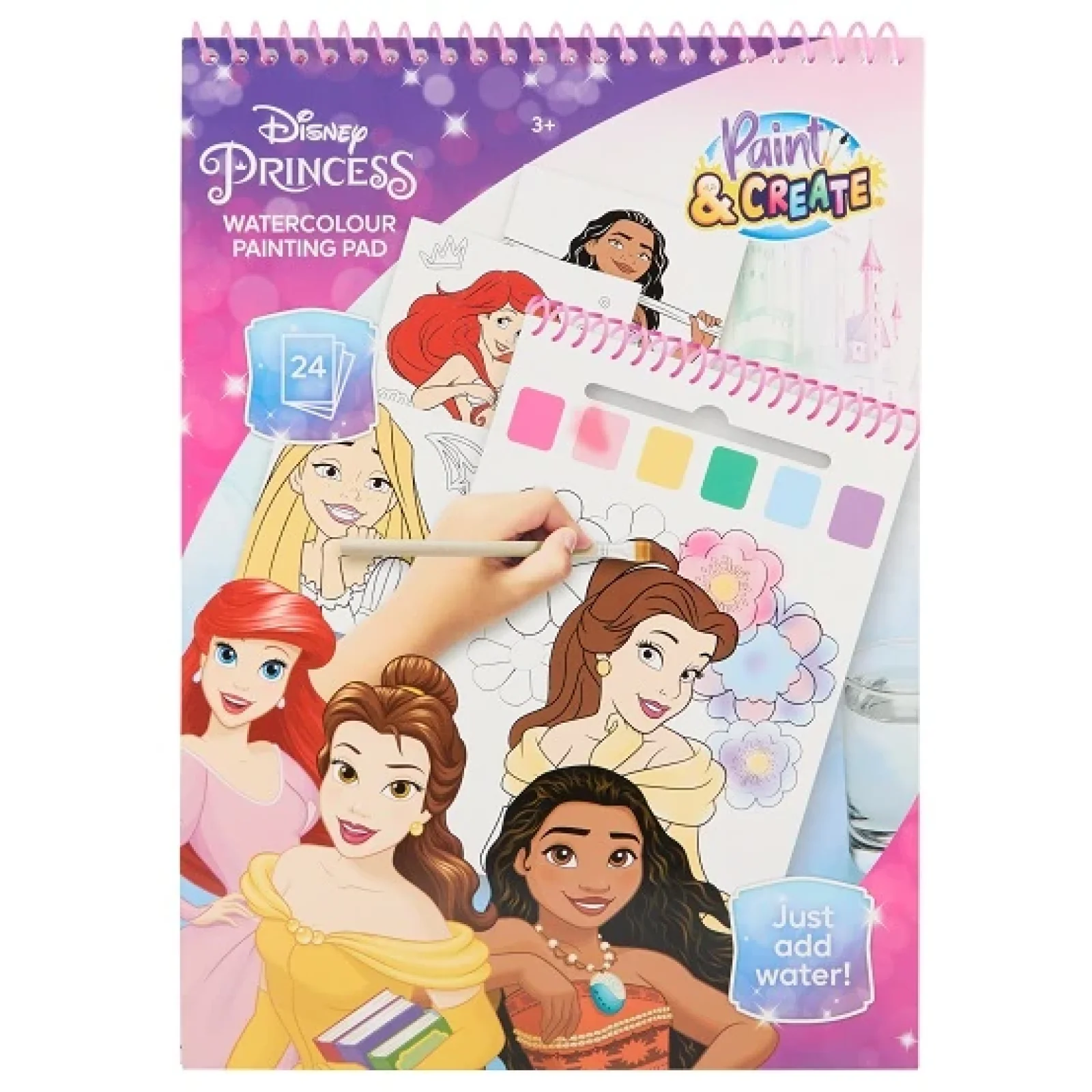 Водна розмальовка Disney 24 аркуші Princess UA