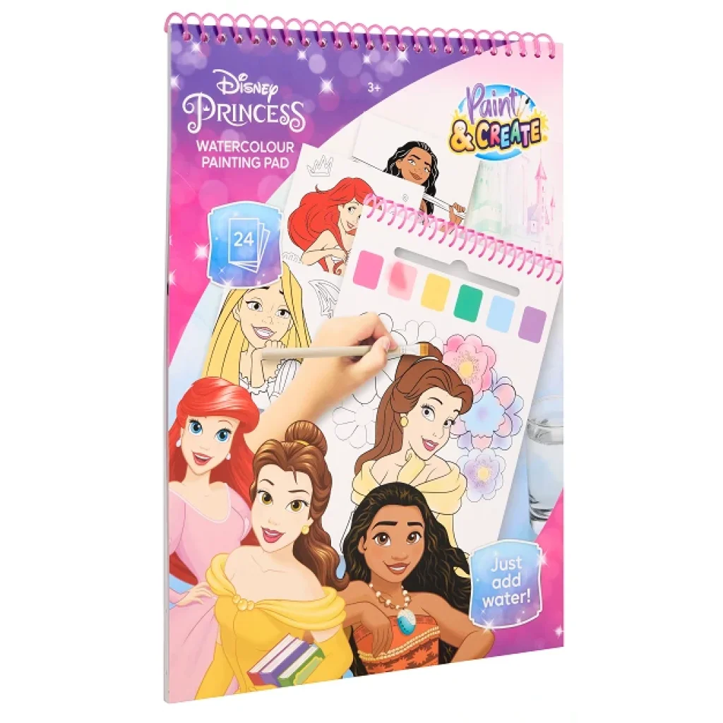 Водна розмальовка Disney 24 аркуші Princess UA