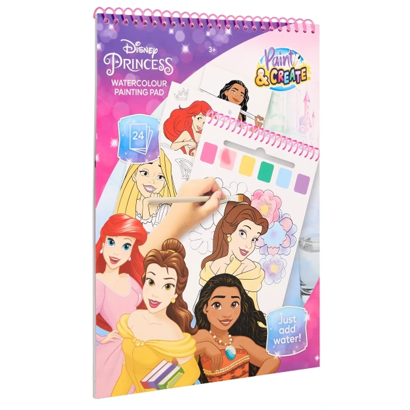 Водна розмальовка Disney 24 аркуші Princess UA