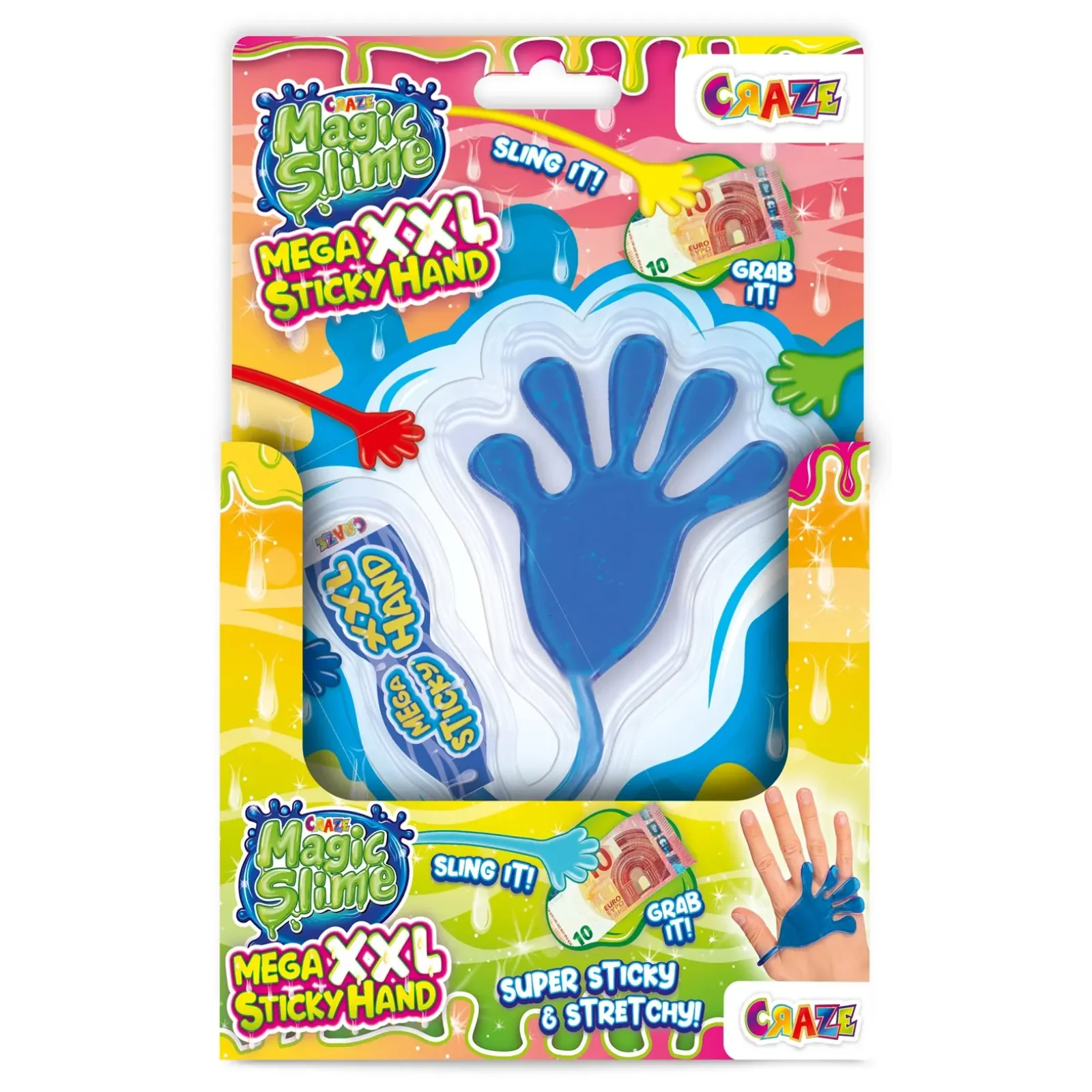 Игрушка Craze Magic Slime - Mega XXL Липкая рука в ассортименте UA