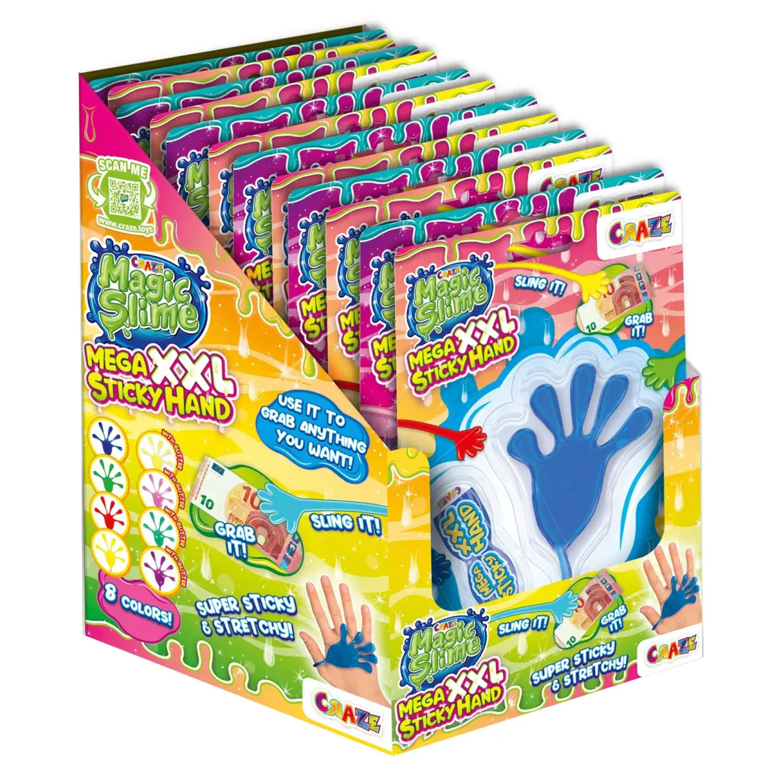 Игрушка Craze Magic Slime - Mega XXL Липкая рука в ассортименте UA