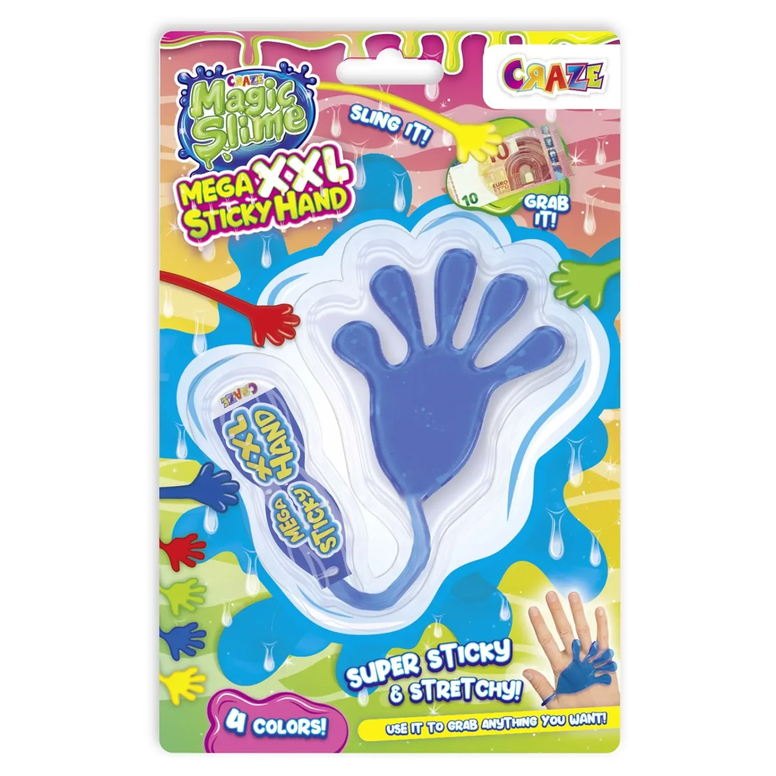 Игрушка Craze Magic Slime - Mega XXL Липкая рука в ассортименте UA