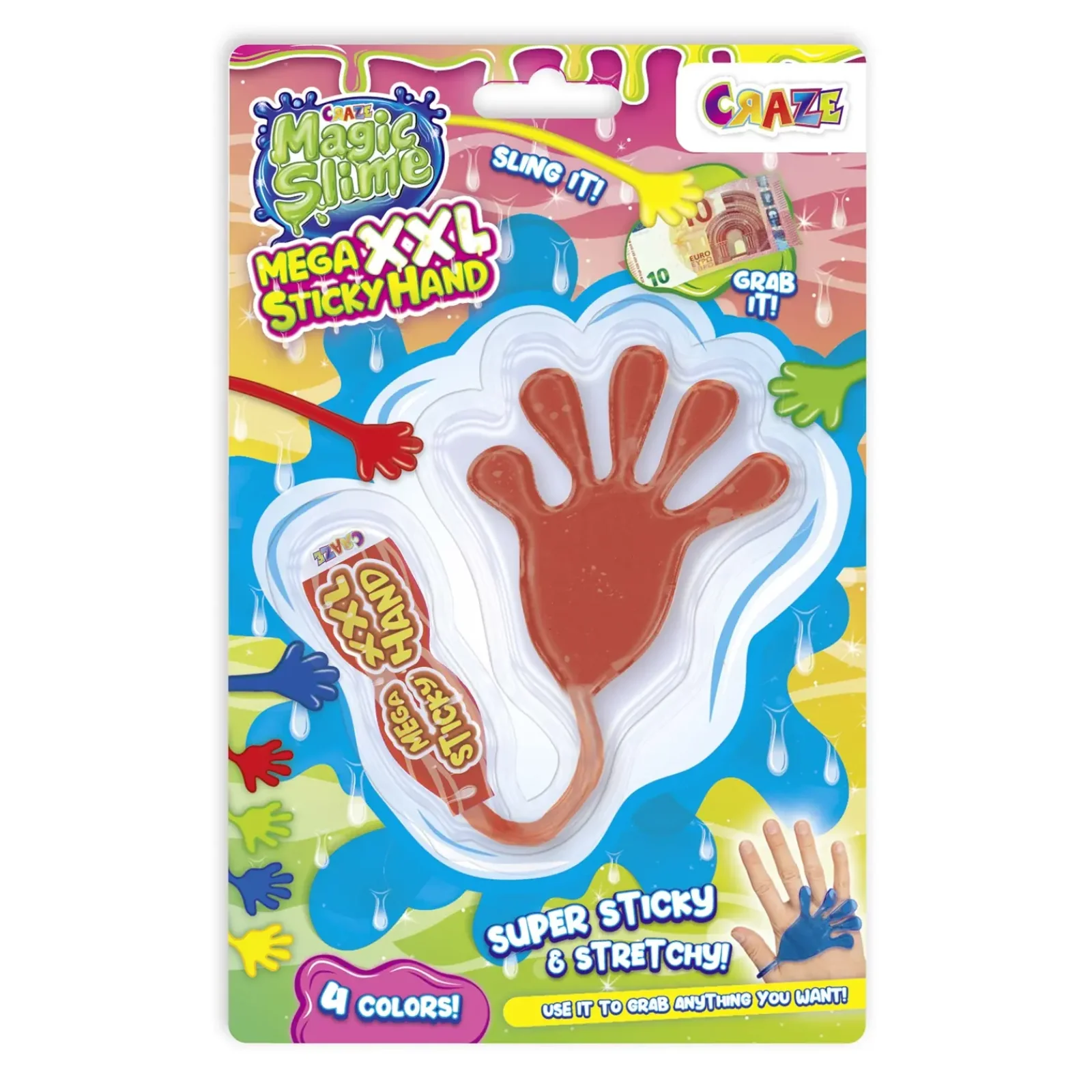 Игрушка Craze Magic Slime - Mega XXL Липкая рука в ассортименте UA
