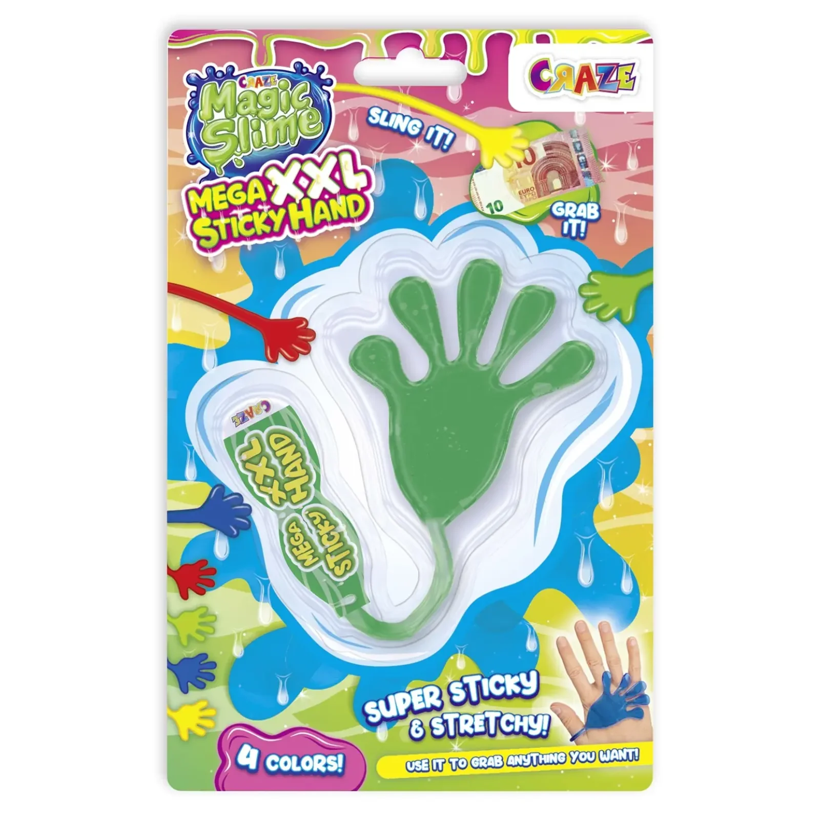 Игрушка Craze Magic Slime - Mega XXL Липкая рука в ассортименте UA
