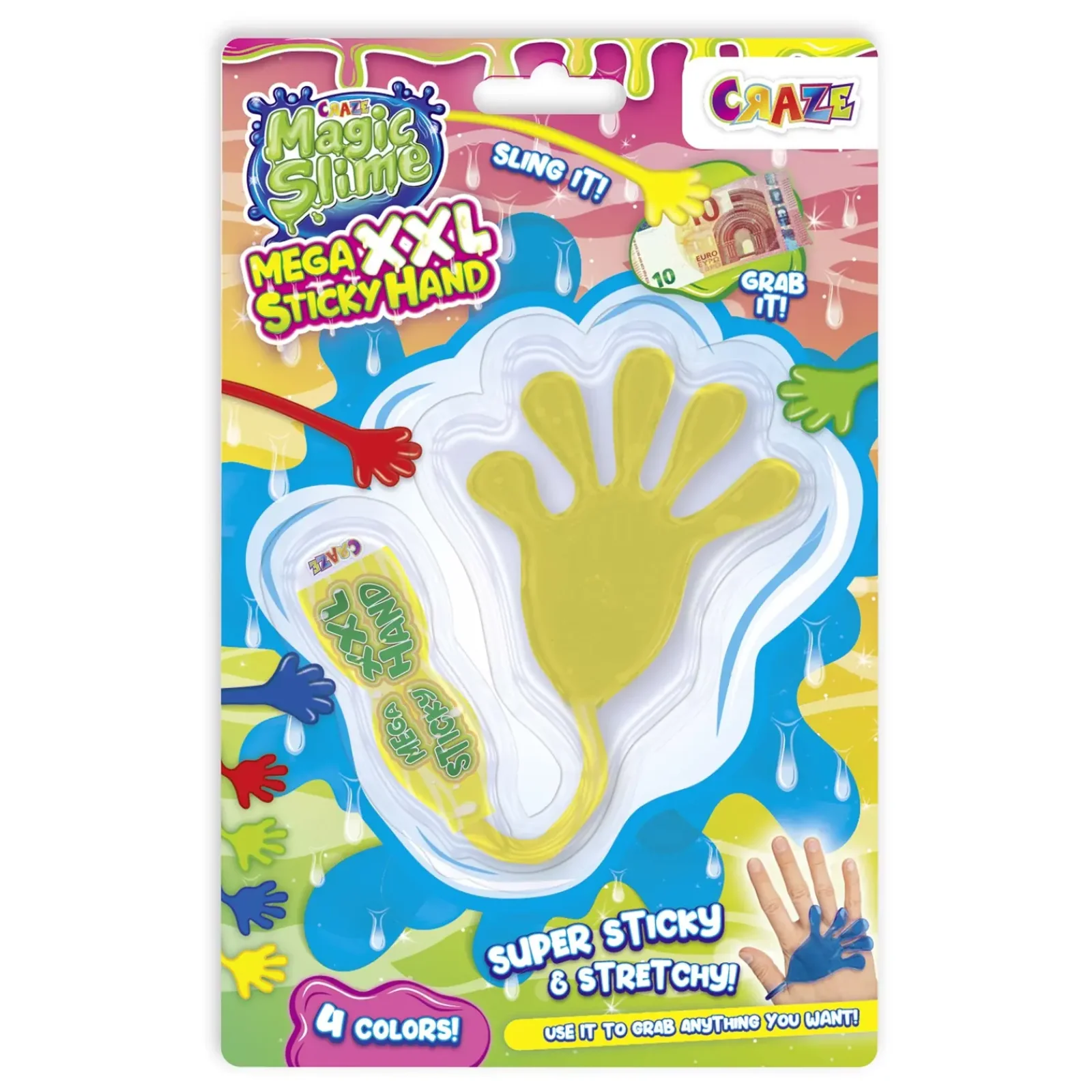 Игрушка Craze Magic Slime - Mega XXL Липкая рука в ассортименте UA