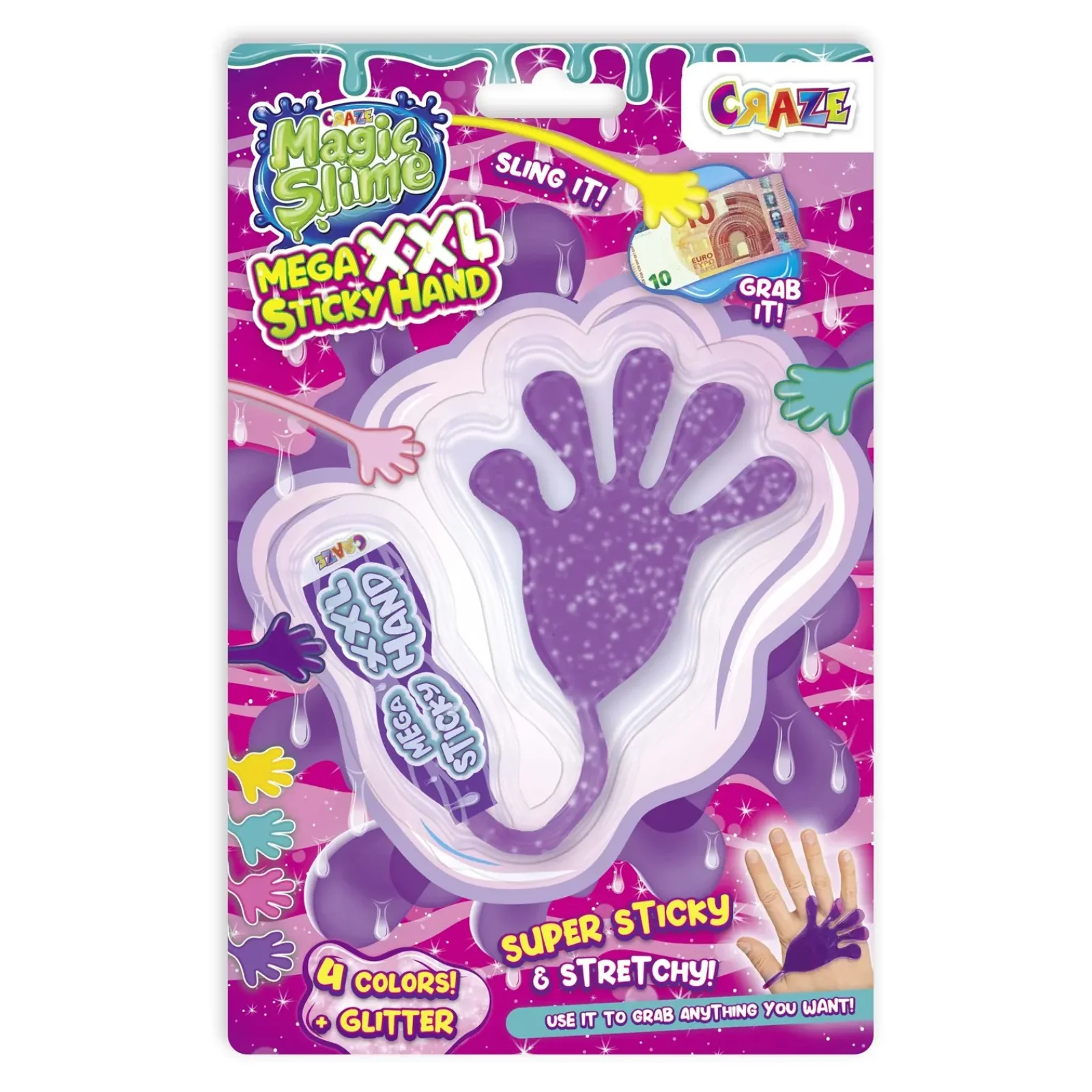 Игрушка Craze Magic Slime - Mega XXL Липкая рука в ассортименте UA