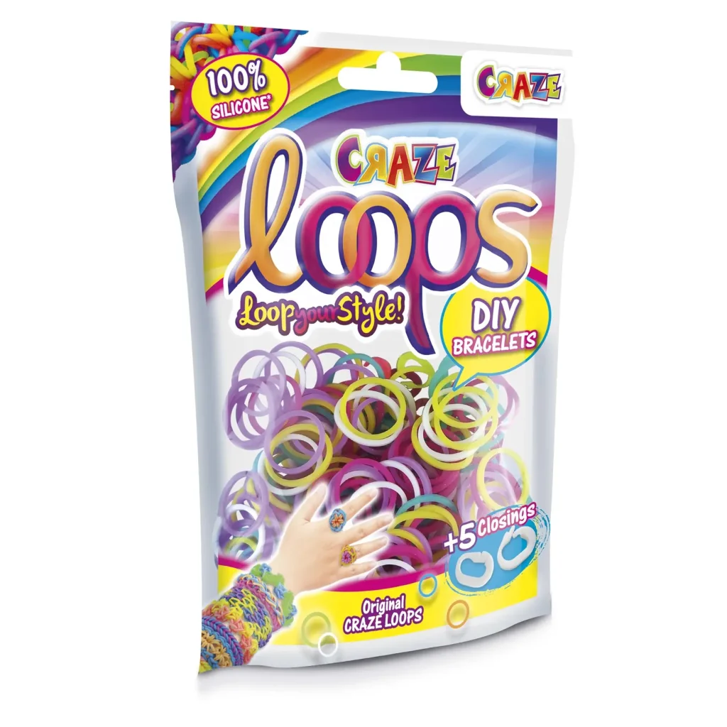Набор Craze Loops Резиночка для плетения 100 шт в ассортименте UA