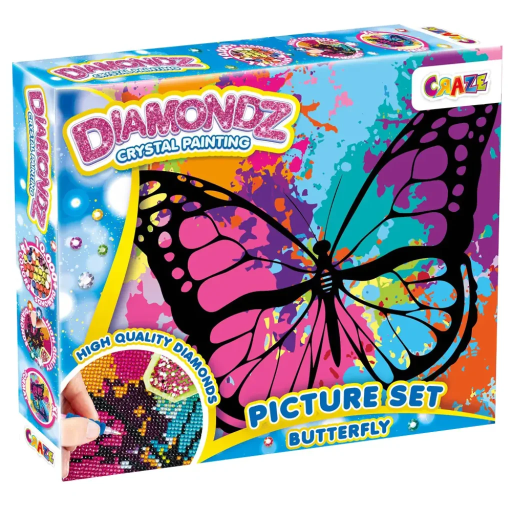Набор для создания картины Craze Diamondz Бабочка со стразами UA