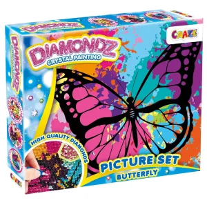 Набір для створення картини Craze Diamondz Метелик зі стразами UA