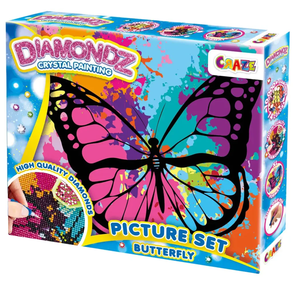 Набор для создания картины Craze Diamondz Бабочка со стразами UA