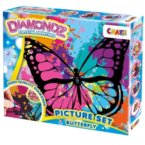 Набор для создания картины Craze Diamondz Бабочка со стразами UA