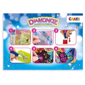Набор для создания картины Craze Diamondz Бабочка со стразами UA