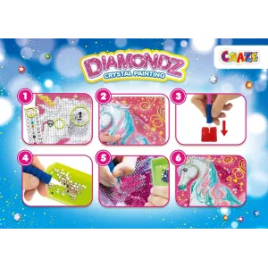 Набір для створення картини Craze Diamondz Єдиноріг зі стразами UA