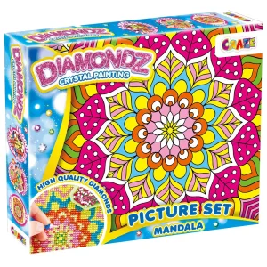 Набір для створення картини Craze Diamondz Мандала зі стразами UA