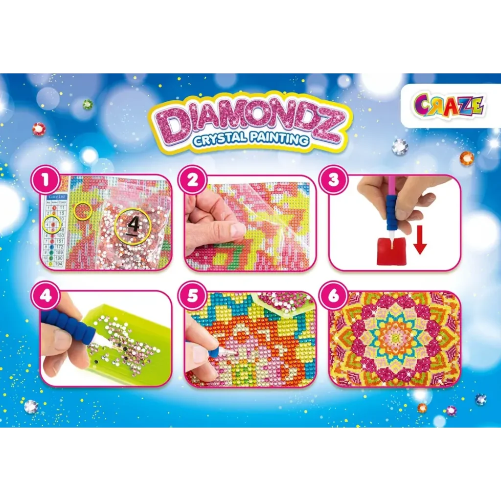Набор для создания картины Craze Diamondz Мандала со стразам UA