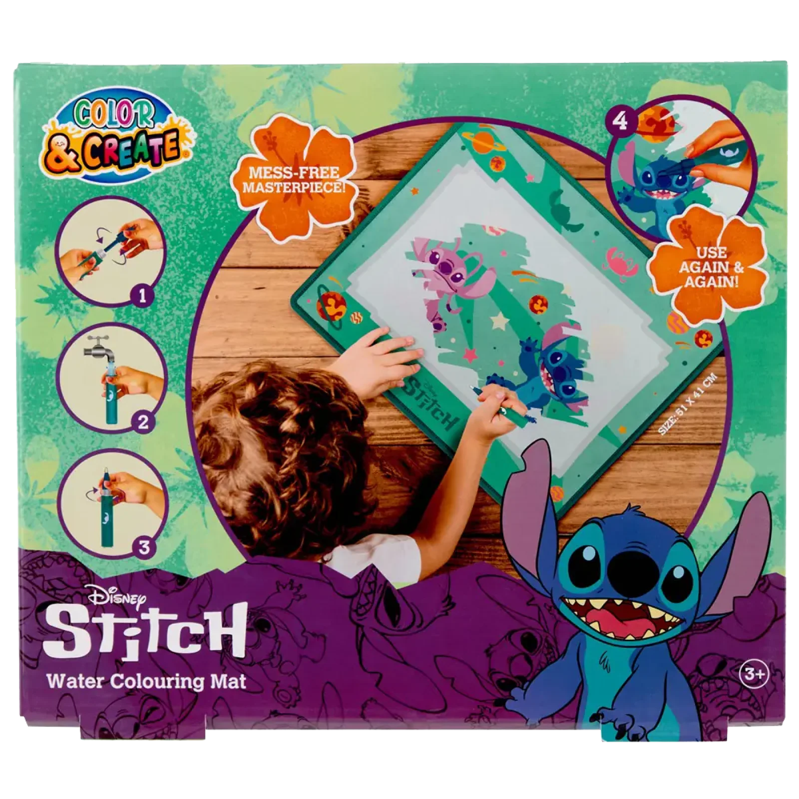 Коврик для рисования водой Disney STITCH (ST24359) UA
