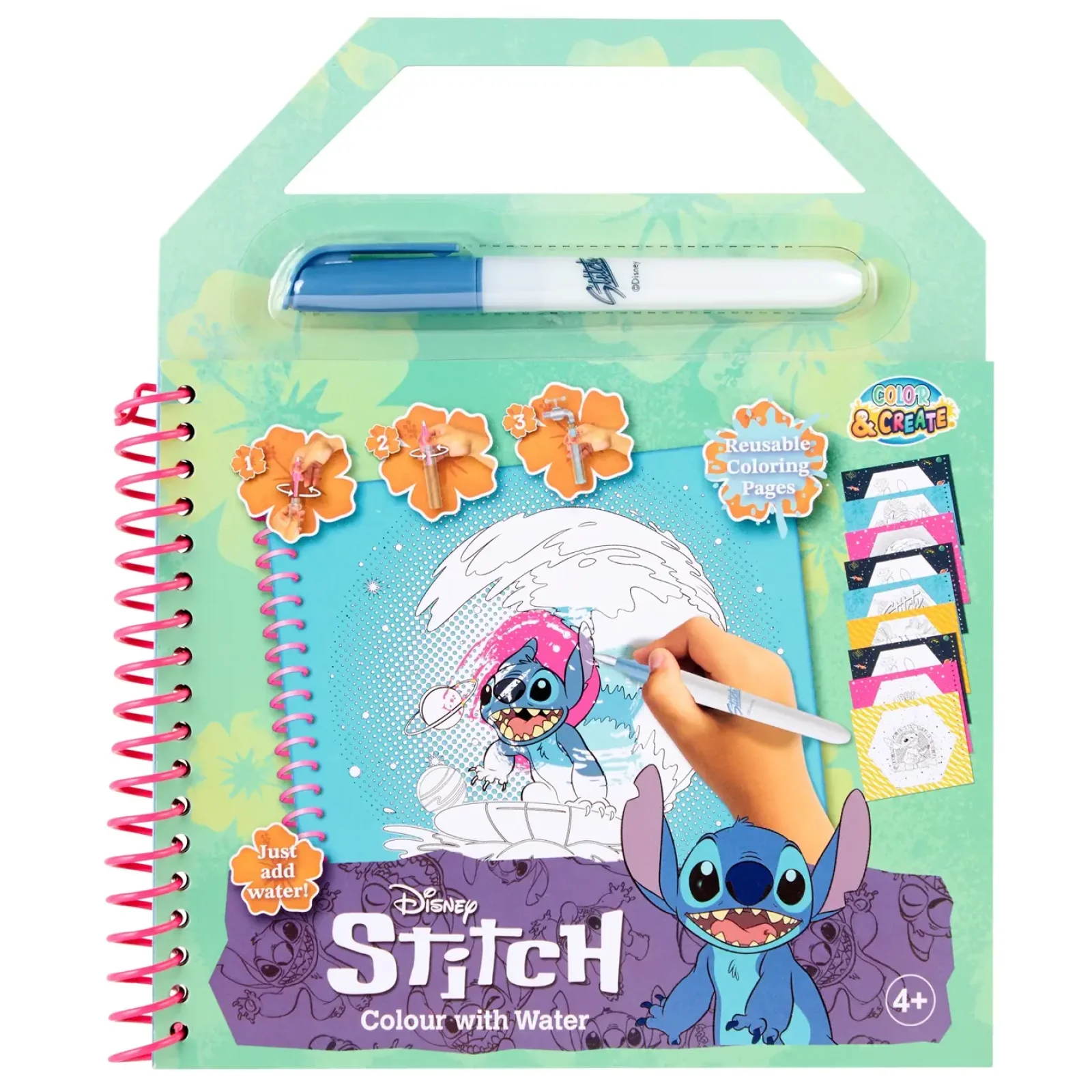 Водная раскраска Disney Stitch (ST24354) UA