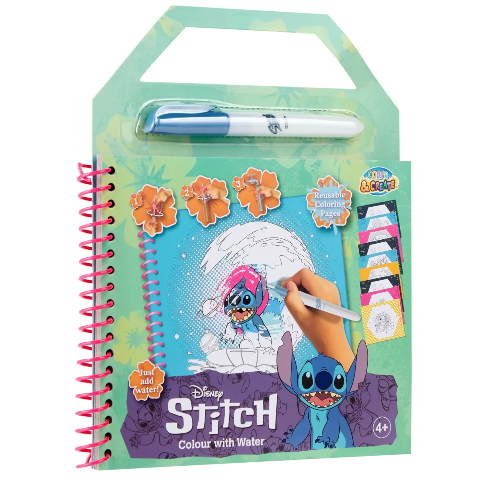 Водная раскраска Disney Stitch (ST24354) UA